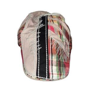 Women's Trendy Fashion Summer Adjustable Newsboy Visor Ivy Cap Hat Cotton Retro